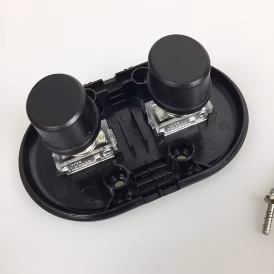 Schwarz Weiß Transparent 250V 2A Double Gang Druckknopf Netzkabel Fußschalter für Stehleuchte Lampe Ein-Aus-Steuerung