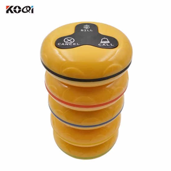 433,92 MHz wasserdichter Kundenruf-Klingelknopf mit 3