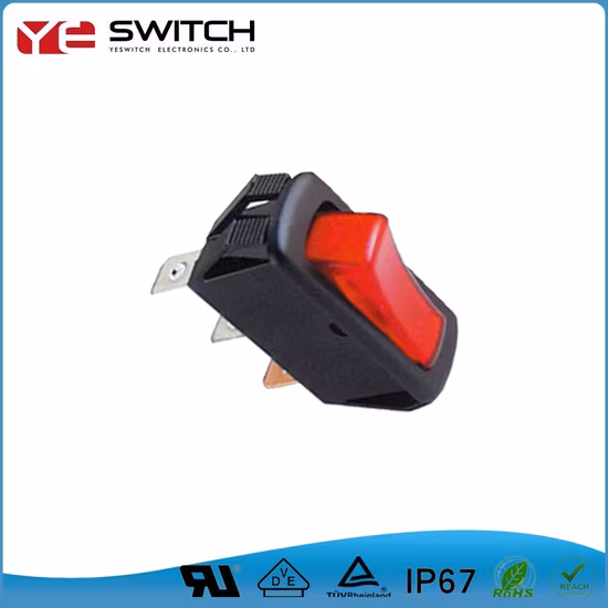 2-Positionen-SPST-SpDT-Wippschalter mit LED-Licht